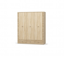 Шафа 3Д/3Ш Mebel Service Гресс 3 дверна дуб самоа 161 см