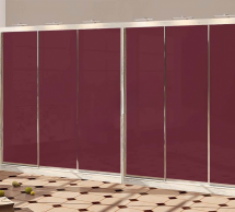 Шкаф-купе Комфорт мебель венге 6 дверный 540 см