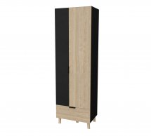 Шкаф вешалка Нэман С-101 2 дверный Сканди 63 см