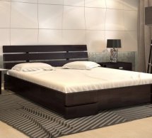 Ліжко дерев'яне ArborDrev Далі Люкс Сосна / Бук