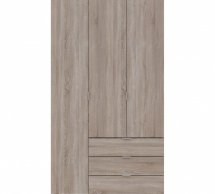 Шафа для одягу Дорос Гелар дуб сонома 3-х дверна 116,2 см