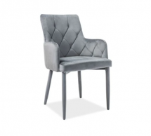 Стілець Ricardo Velvet сірий