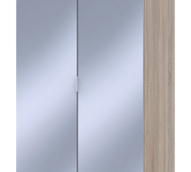 Шафа Дорос Гелар дуб сонома 2 Дзеркала 78 см
