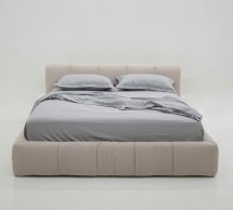 Ліжко м'яке двоспальне Шик Галичина Бонні Слім з підйомним механізмом та нішею для білизни