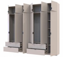 Шкаф для одежды Дорос Лукас кашемир 6 дверный 270 см