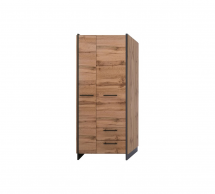 Шкаф Мебельбос 2D2S/45 2 дверный дуб вотан Amino 82 см