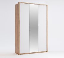 Шкаф Миромарк 3дв с зеркалом Асти 3 дверный дуб 140 см