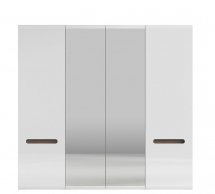 Шафа SZF2D2L/21/22 BRW Poland Azteca trio 4 дверна білий 220 см