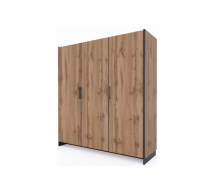 Шкаф Мебельбос 3D 3 дверный дуб вотан Amino 170 см