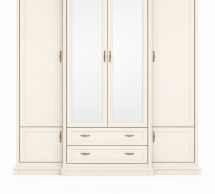 Спальня Sonata new/Соната нью Гербор №1 с шкафом 6D2S и тумбами