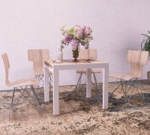 Стол-трансформер Kors Дуб тахо/Белый