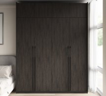 Шафа Морелі R-0019 Рамо 4 дверна венге зі штангою та полицями 197см