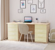 Стол с двумя тумбами 