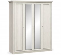 Шафа 4Д Mebel Service Брістоль New 4 дверна ясен сніжний 205 см