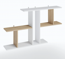 Полиця настінна білий/сонома T8