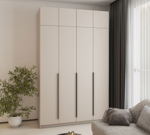 Шкаф Mebelstar Оскар четырехдверный с антресолью Кашемир 160 см