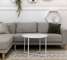 Столик Модерн М білий