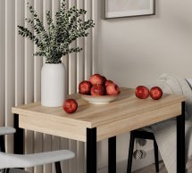 Стол-трансформер Lunch Дуб сонома/Чёрный