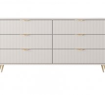 Комод 6S/163 Беж/Золоті ніжки Lante