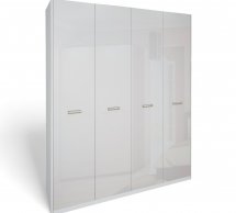 Шкаф 4Д Миромарк Белла 4 дверный белый 183 см