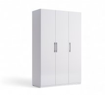 Шафа 3дв Міромарк Фемелі 3 дверна білий глянець 135 см