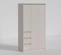 Шафа розпашна Matroluxe Bellini / Белліні 3 дверна з 3 шухлядами 120 см