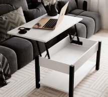 Стол-трансформер Desk Art In Head Белый бриллиант