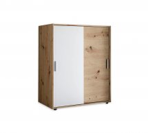 Комод Кейс 2дв Дуб артизан / Белый Миромарк