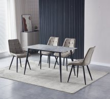 Стол TM-100 калакатта грей + черный