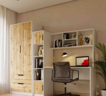 Шкаф Viorina Deko Teenager 2 дверный графит