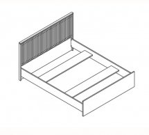 Кровать LOZ160 Брус