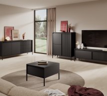 Модульная гостиная Черный Senso