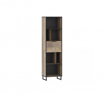 Стеллаж дуб гранж песочный F-0016 Форте