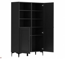 Шкаф BRW Poland REG/100/150/40/7 Modeo 2 дверный графит 100 см