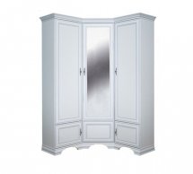 Шкаф ВМК Украина SZFN5D Кентуки 3 дверный белый альпийский 137 см