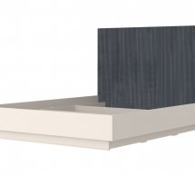 Кровать LOZ160 без вклада Монако Кашемир / Элегантный серый софттач