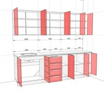 Кухонний комплект Еко 2,5 м