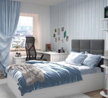 Кровать Холидей с мягкой панелью 4 ящика