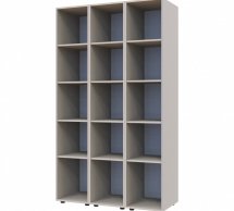 Шкаф Дорос Геллар кашемир 3 Зеркала 117 см