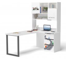 Стол с угловой надстройкой 