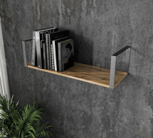 Полиця настінна аппалачі/чорний XS28