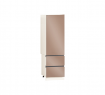 Пенал П60.218.1Д2Я Вар.13 Gola ручка Фарбований Високий Глянець