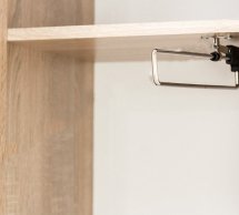 Модульная прихожая VMV holding Лора Дуб сонома / Чёрный