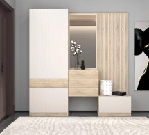Модульная прихожая Верто Дуб сонома / Кашемир