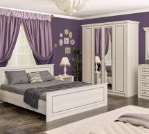 Шафа 4Д Mebel Service Брістоль New 4 дверна ясен сніжний 205 см