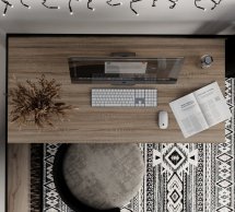 Письменный стол Art in Head Brevity Loft Standart/Бревити Лофт Стандарт Дуб винтаж оксид/Чёрный металл