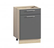 Тумба нижняя Н50.82.1Я.1Д Хай-Тек глянец перламутр