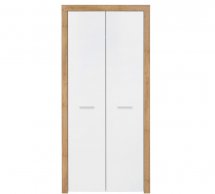 Шкаф SZF2D BRW Poland Balder 2 дверный белый 90 см