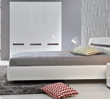 Модульная спальня Ameliya/Амелия ВМК-Украина Белый/Белый глянец