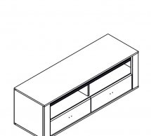 Тумба под телевизор RTV130 Селена